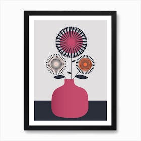 Cerise Vase Art Print