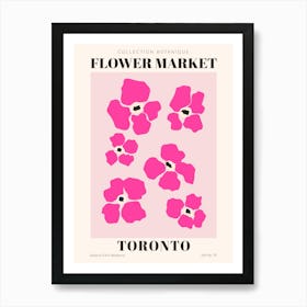 Toronto Flower Market Art Print Art Print