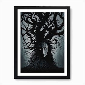 Watcher in the Tree Art Print
