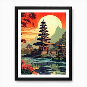 Bali Temple 1 Art Print