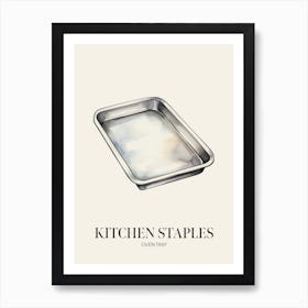 Kitchen Staples Oven Tray Art Print