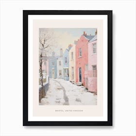 Dreamy Winter Painting Poster Bristol United Kingdom 1 Art Print