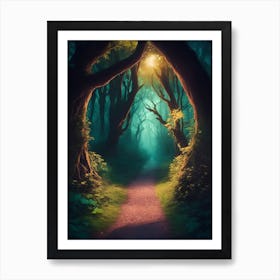 Path In The Woods Art Print