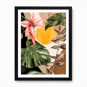 Abstract Tropical Art 10 Art Print