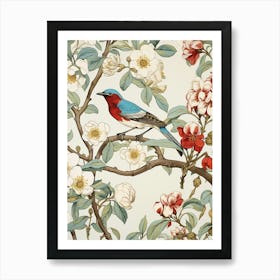 Bird On A Branch 43 Art Print