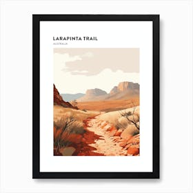 Larapinta Trail Australia 4 Hiking Trail Landscape Poster Art Print