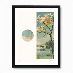 Ise Japan 2 Cut Out Travel Poster Art Print