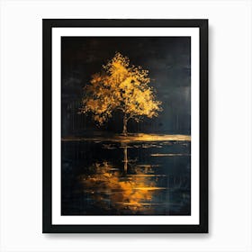 Tree In The Water 2 Art Print