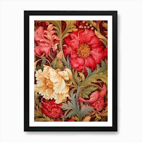 Morris Floral Wallpaper 1 Art Print