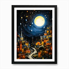 Love Night In The City Art Print