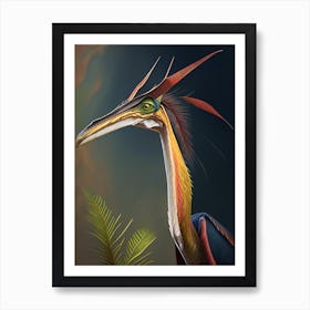 Quetzalcoatlus 1 Illustration Dinosaur Art Print