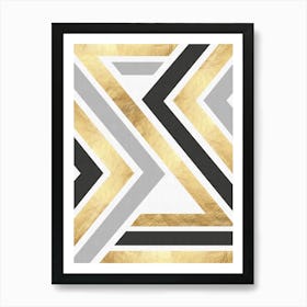 Geometric textures art 5 Poster