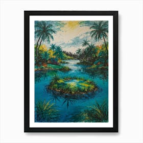 'Palm Trees' 1 Art Print