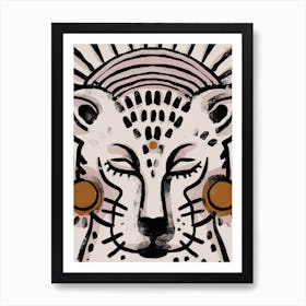 Tiger Light Version Art Print