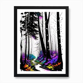 Forest Path 22 Art Print