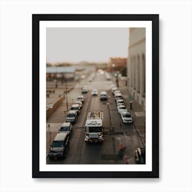 The City At Sunset Art Print