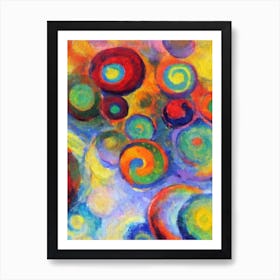 Ammonites Matisse Inspired Art Print