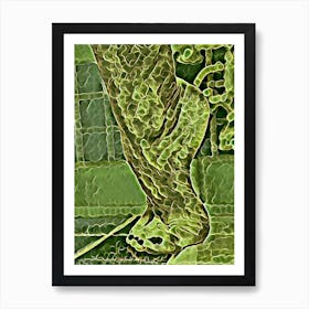 Foot In Green Art Print