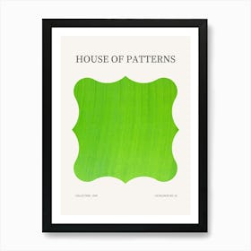 Leaf Pattern Poster 9 Art Print