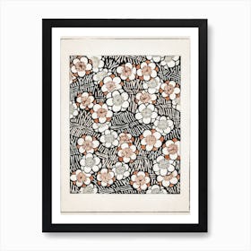 Floral Pattern, Shin Bijutsukai 1 Art Print