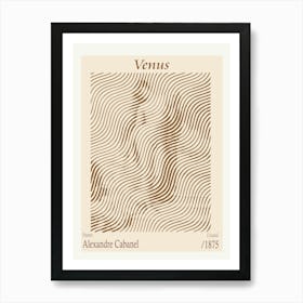 Venus – Alexandre Cabanel (1875) Art Print