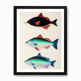 Unicornfish Vintage Poster Art Print