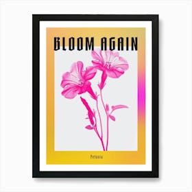 Hot Pink Petunia Poster Art Print