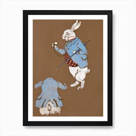 White Rabbit (1915), Alice in Wonderland Art Print