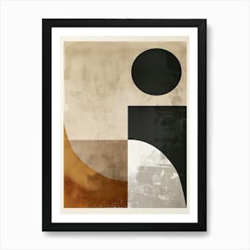 Textural Whispers Minimalist Style Art Print