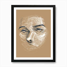 Portrait Of A Woman 4 Art Print