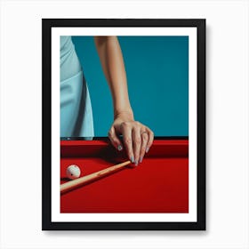 Pool Table 2 Art Print