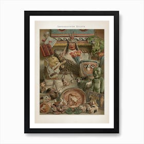 Vintage Meyers 9 Kultur Amerikanisch Art Print