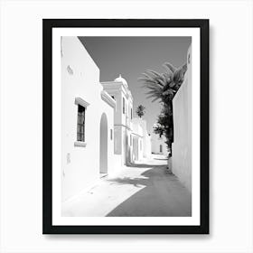 Tunis, Tunisia, Black And White Photography 4 Art Print