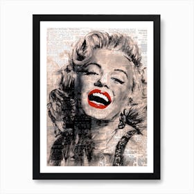 Marilyn Monroe Art Print Art Print