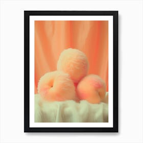 Fuzzy Peaches 1 Art Print