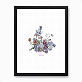 Bouquet Of Flowers Art Print