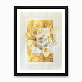 Gold Leaf 31 Art Print