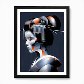 Japan Geisha Visual 109 Art Print