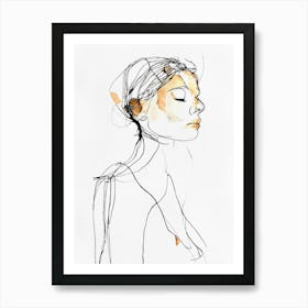 Beautiful Woman Art Print