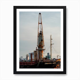 Leaving Saigon Docks Art Print