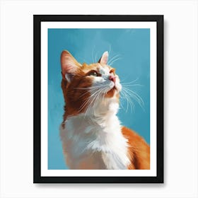 Orange Tabby Cat 16 Art Print