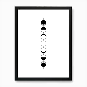 Moon Phase Art Print