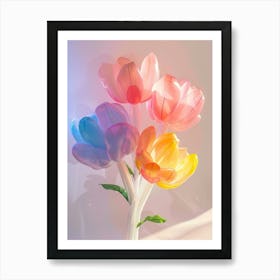 Dreamy Inflatable Flowers Peony 2 Art Print