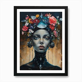 Flower Head Art Print