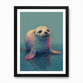 Seal Canvas Print Art Print