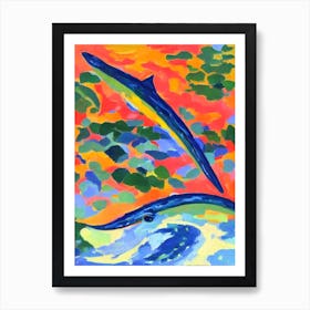 Mosasaurus Matisse Inspired Art Print