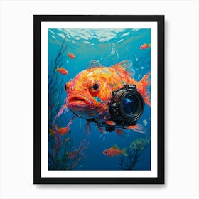 Camera Fish 1 Art Print