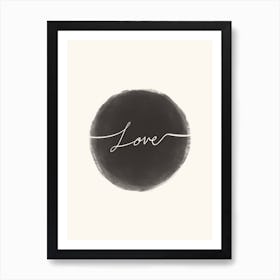 Black Love Art Print