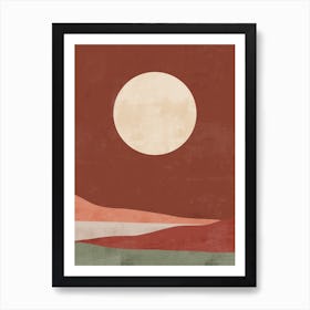 Desert Landscape 2 Art Print