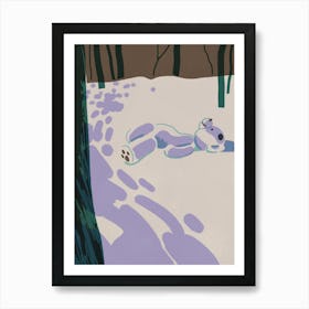 In the woods Art Print